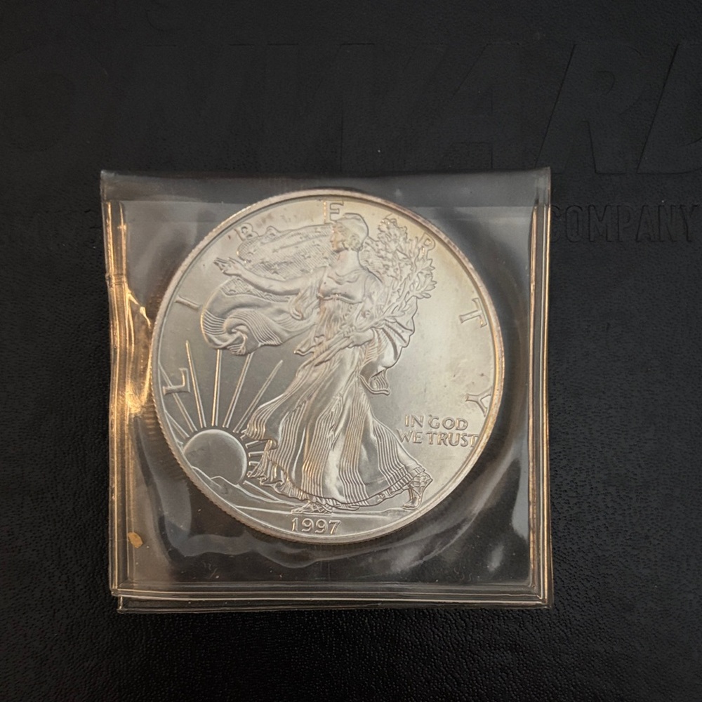 1997 Silver Coin in Protective Sleeve